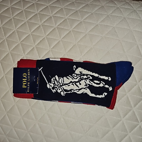 Polo Ralph Lauren Other - Polo Ralph Lauren Mens Stars Stripe Slack Socks sz 10-13🎊Host Pick